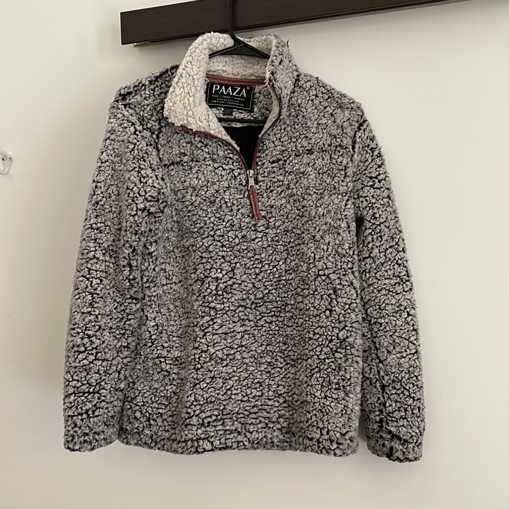 Cozy quarter zip sweater